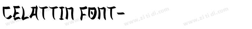 CELATTIN FONT字体转换